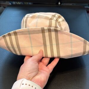 RARE Reversible Burberry Pink Plaid Bucket Hat